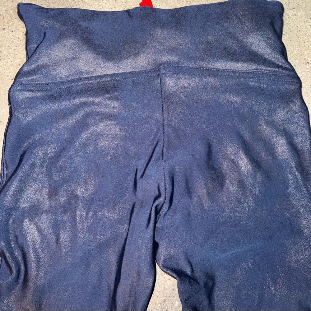 SPANX Blue Form-Fitting Leggings - Picture 5 of 7